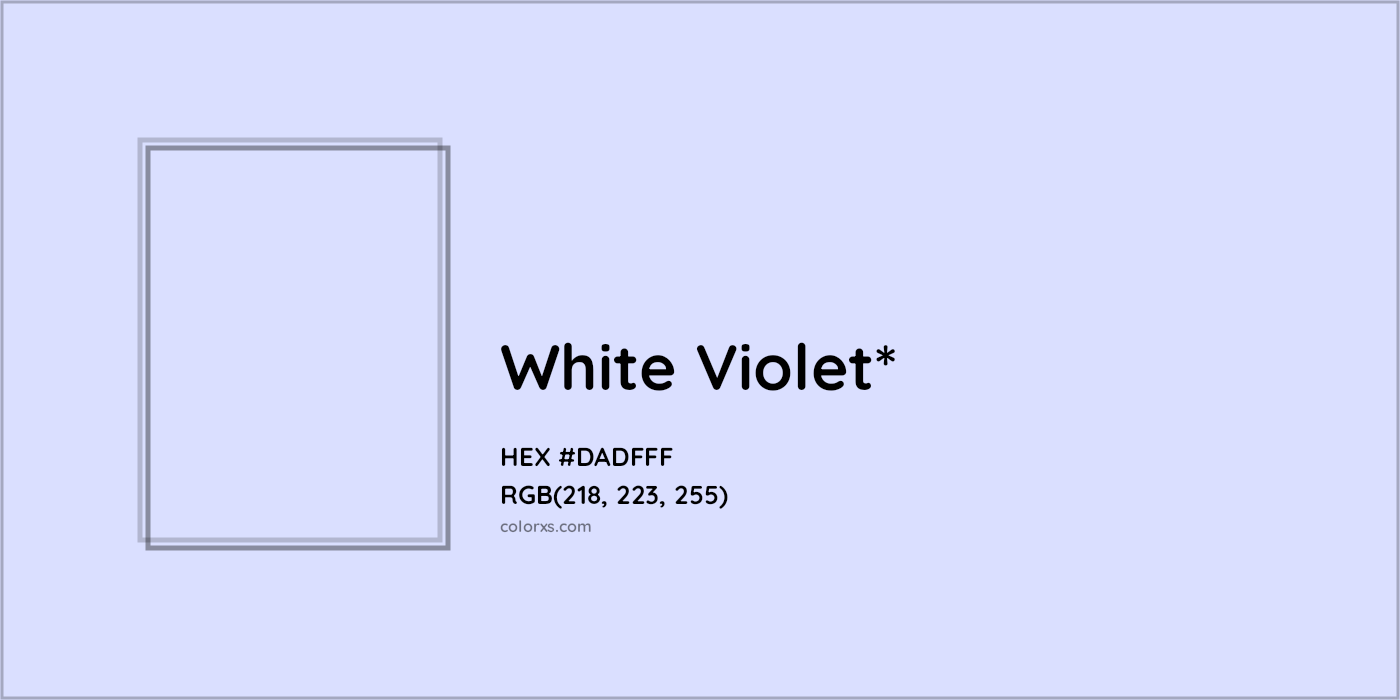HEX #DADFFF Color Name, Color Code, Palettes, Similar Paints, Images