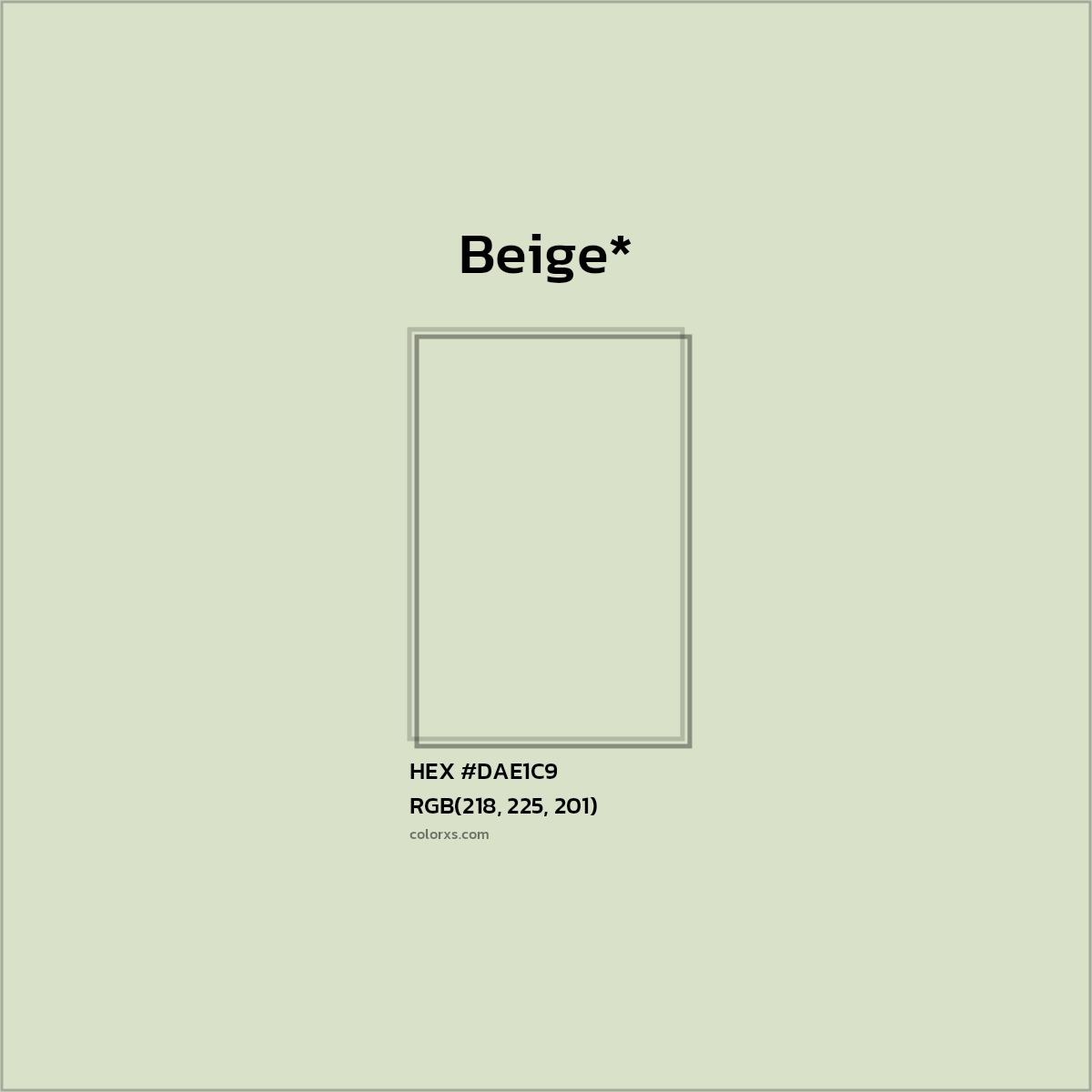 HEX #DAE1C9 Color Name, Color Code, Palettes, Similar Paints, Images