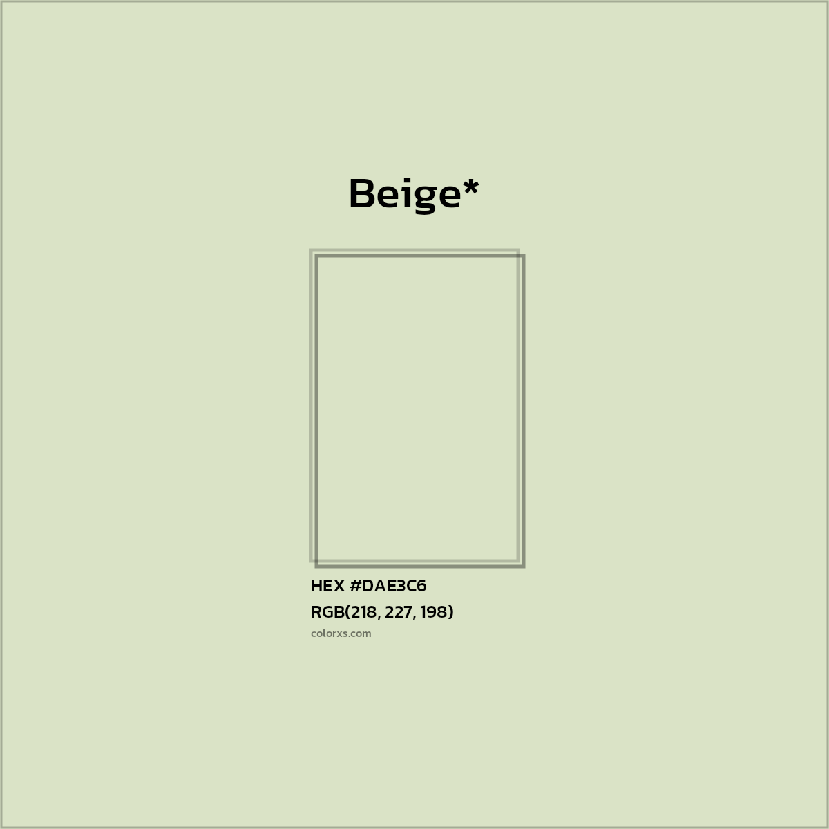 HEX #DAE3C6 Color Name, Color Code, Palettes, Similar Paints, Images