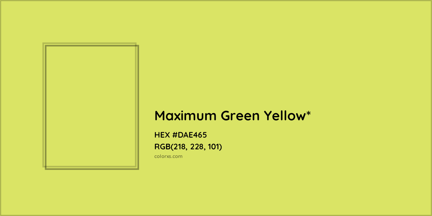 HEX #DAE465 Color Name, Color Code, Palettes, Similar Paints, Images