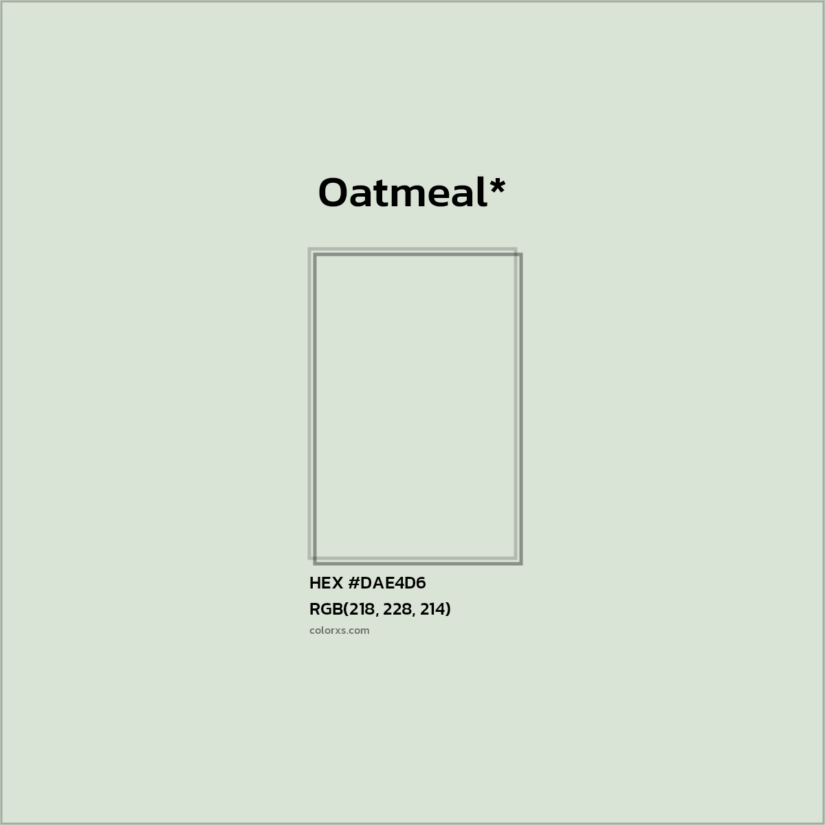 HEX #DAE4D6 Color Name, Color Code, Palettes, Similar Paints, Images