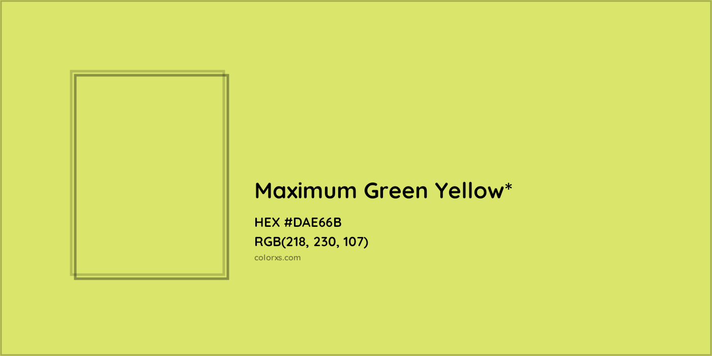 HEX #DAE66B Color Name, Color Code, Palettes, Similar Paints, Images