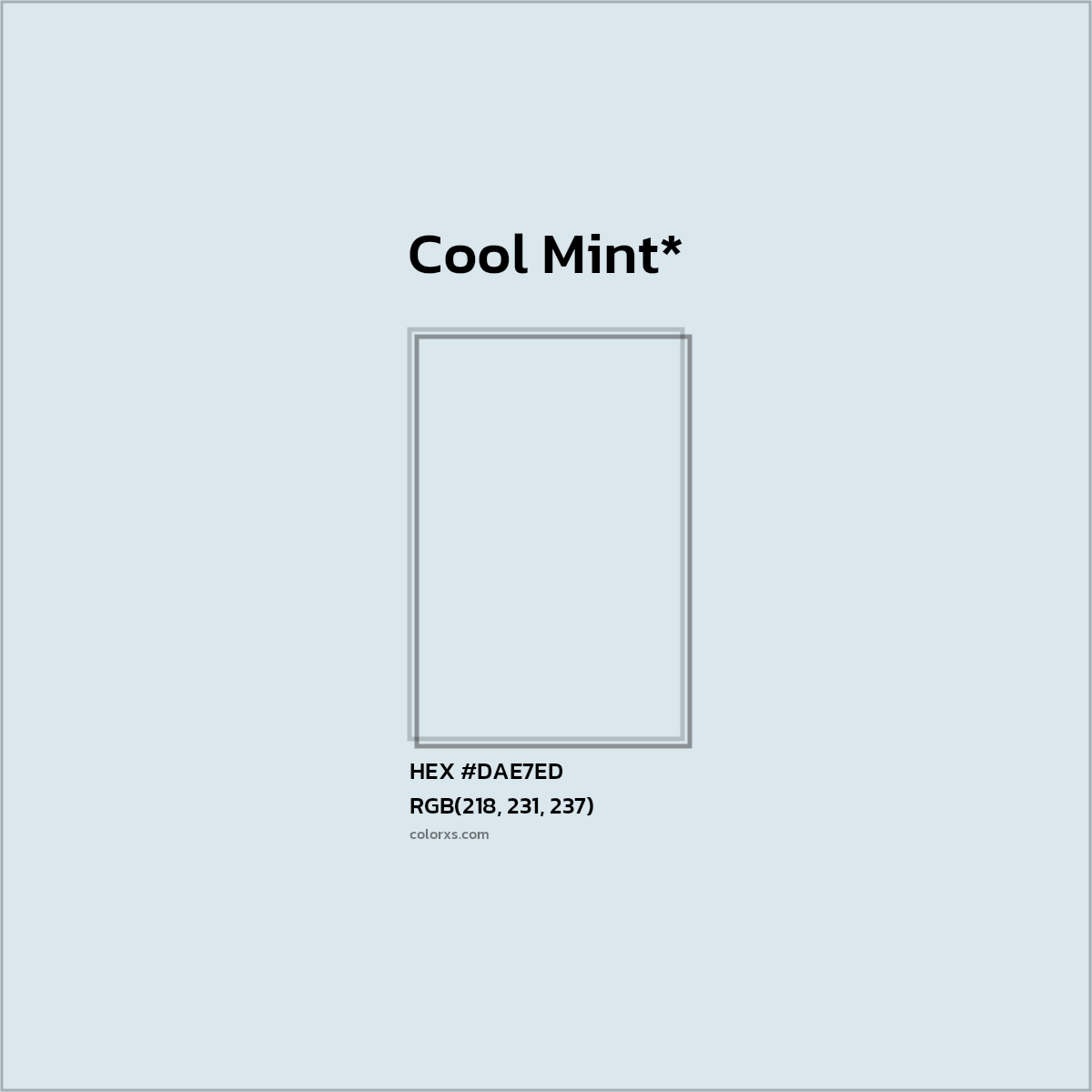 HEX #DAE7ED Color Name, Color Code, Palettes, Similar Paints, Images