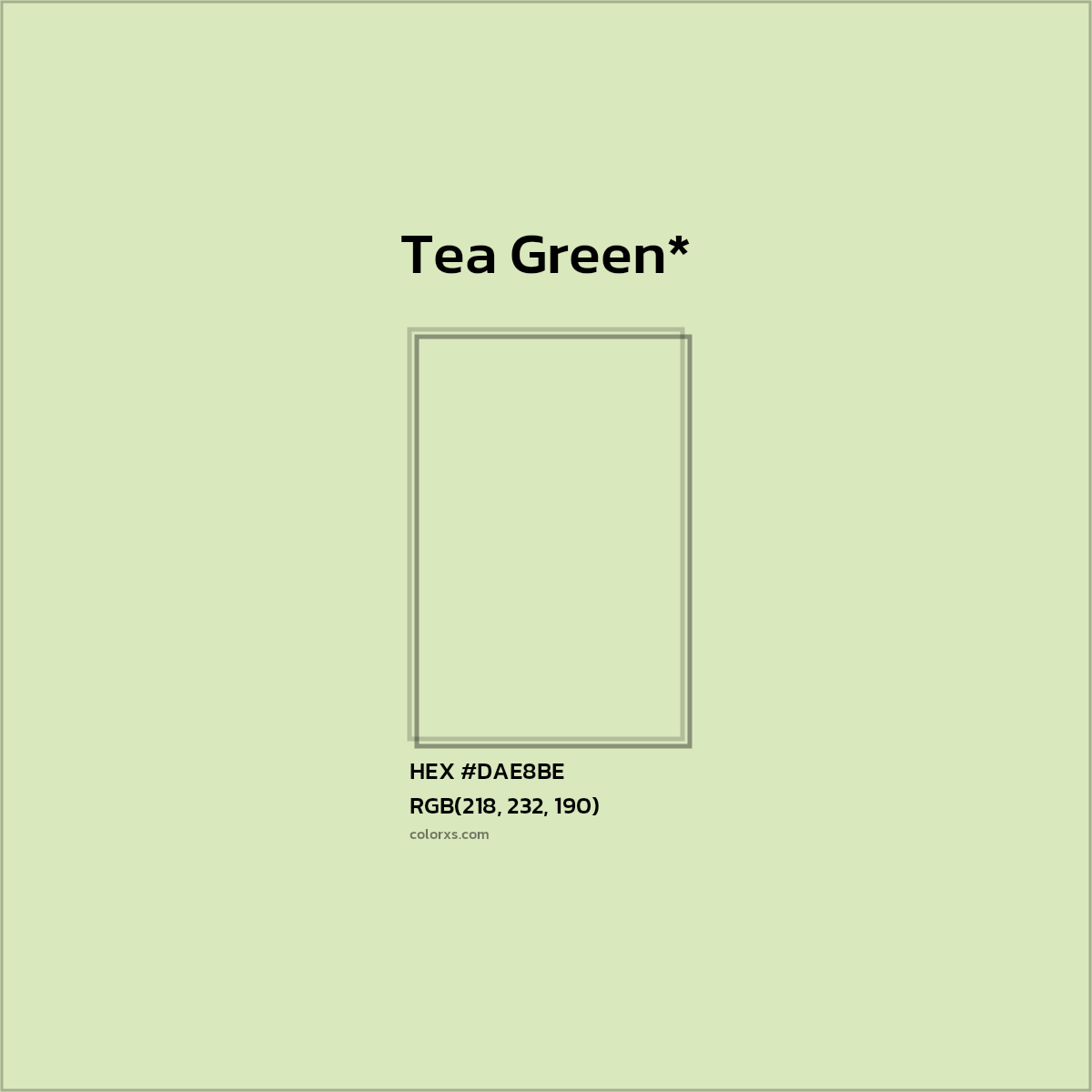 HEX #DAE8BE Color Name, Color Code, Palettes, Similar Paints, Images