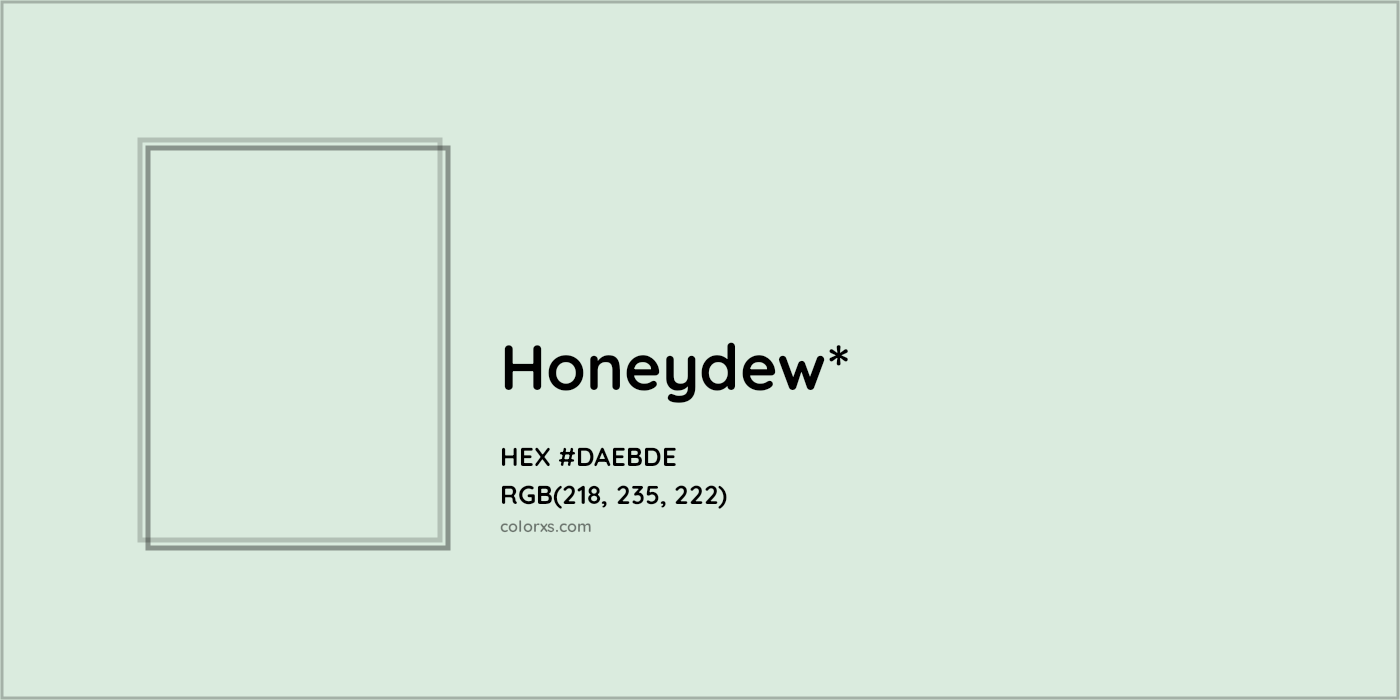 HEX #DAEBDE Color Name, Color Code, Palettes, Similar Paints, Images