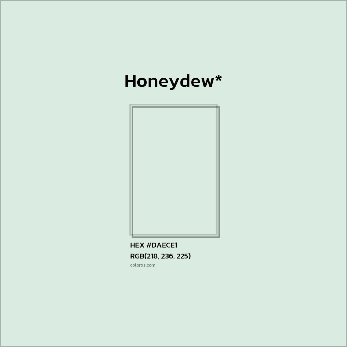 HEX #DAECE1 Color Name, Color Code, Palettes, Similar Paints, Images