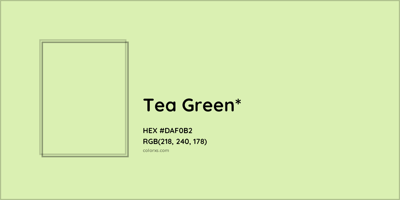 HEX #DAF0B2 Color Name, Color Code, Palettes, Similar Paints, Images