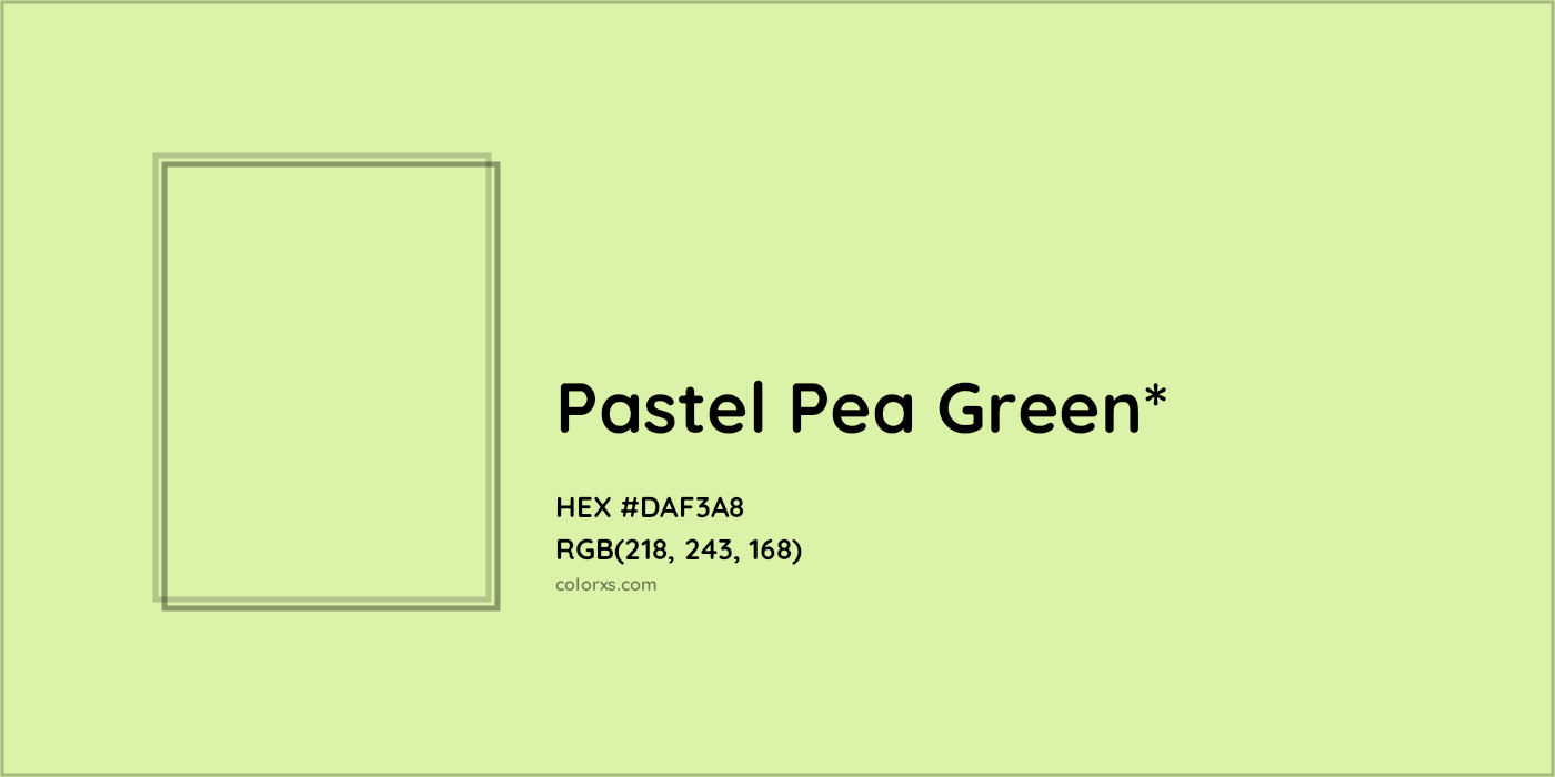 HEX #DAF3A8 Color Name, Color Code, Palettes, Similar Paints, Images