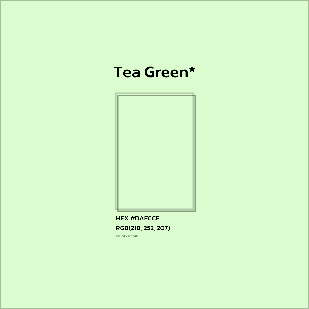 HEX #DAFCCF Color Name, Color Code, Palettes, Similar Paints, Images