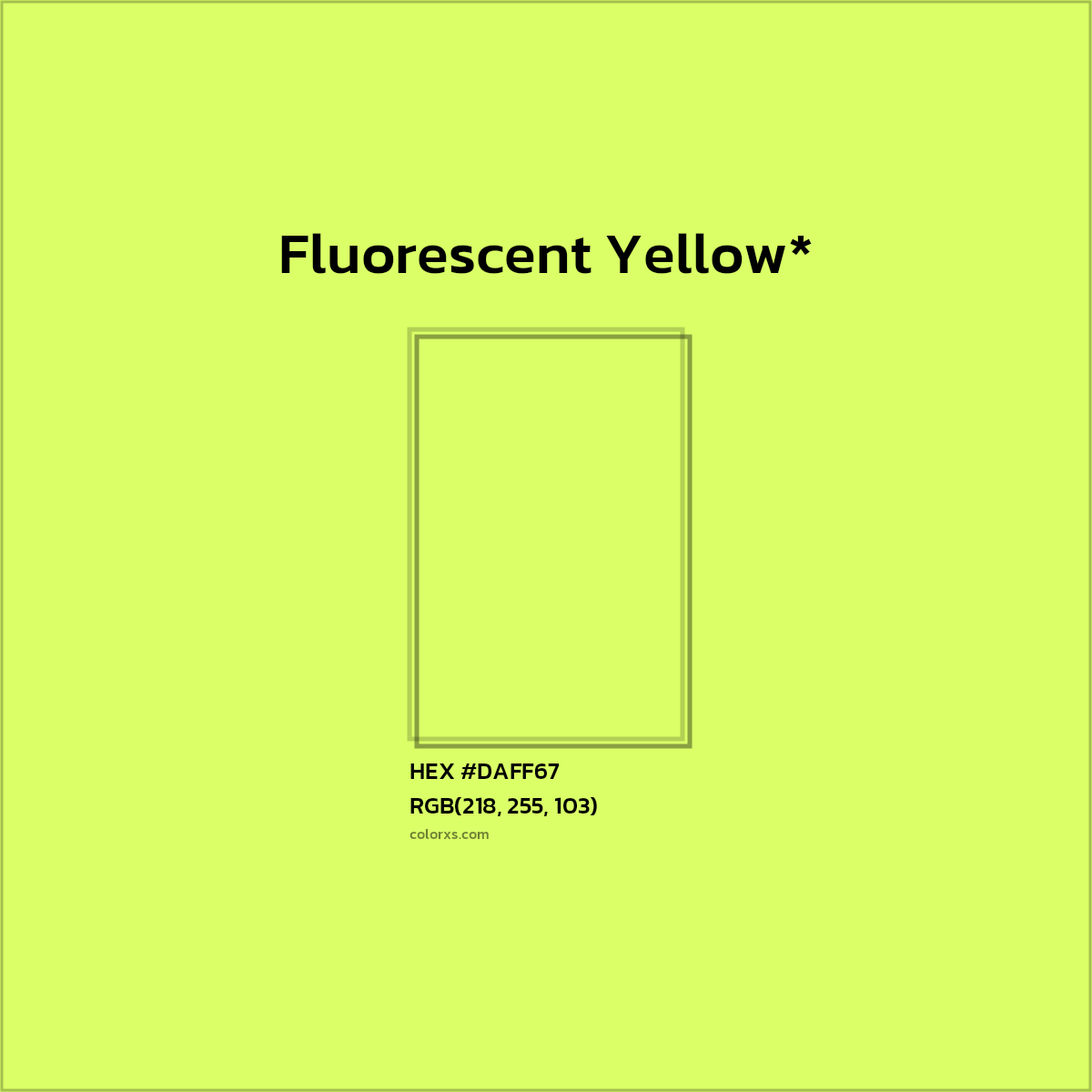 HEX #DAFF67 Color Name, Color Code, Palettes, Similar Paints, Images