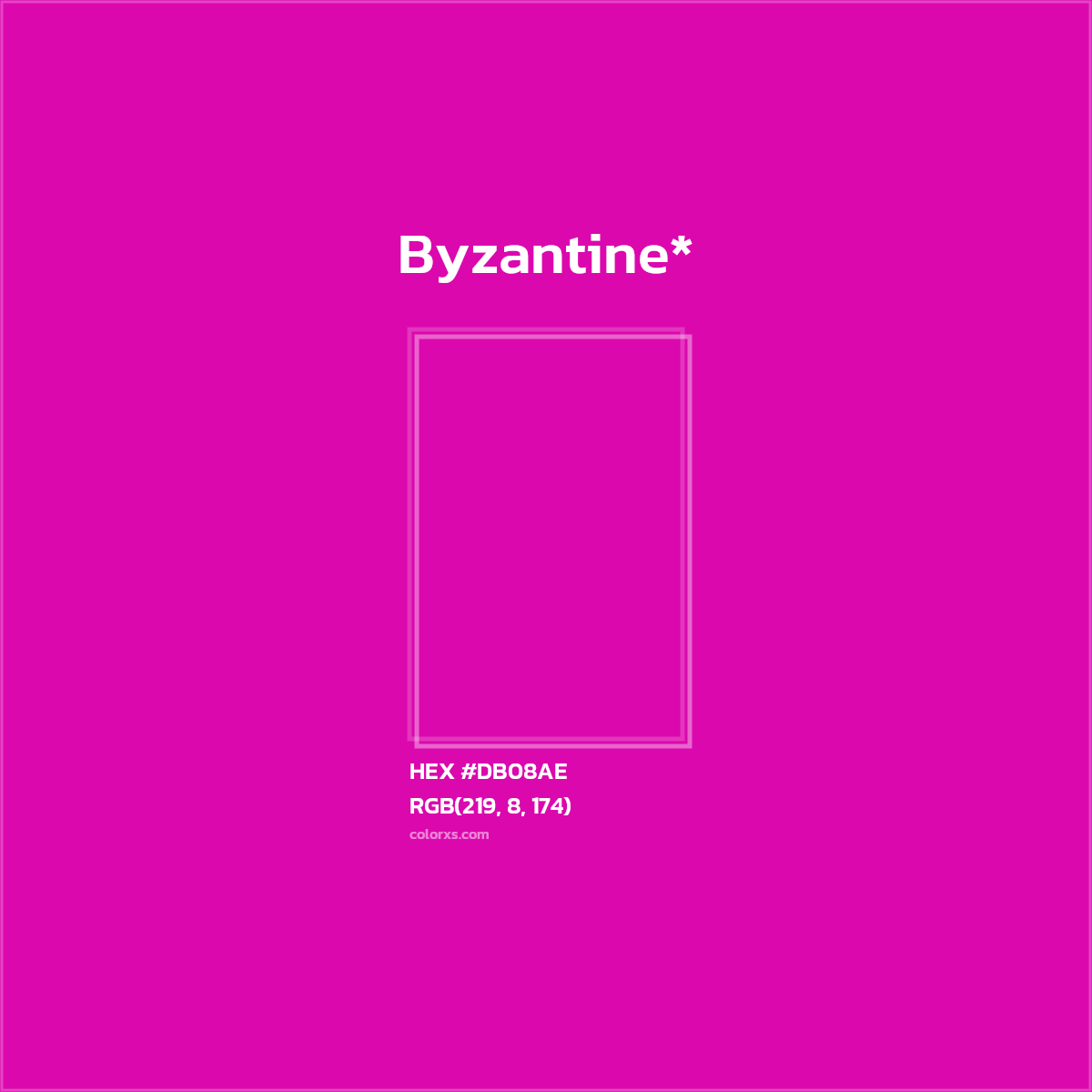HEX #DB08AE Color Name, Color Code, Palettes, Similar Paints, Images