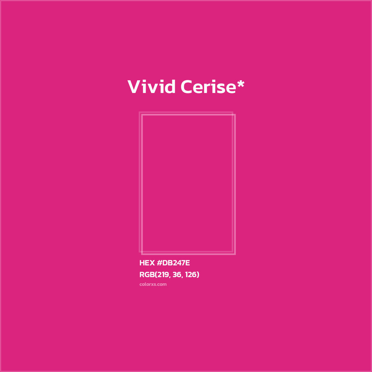 HEX #DB247E Color Name, Color Code, Palettes, Similar Paints, Images