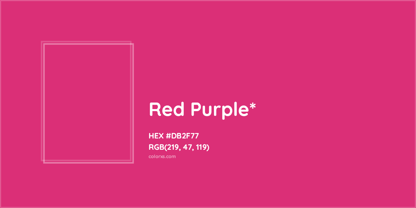 HEX #DB2F77 Color Name, Color Code, Palettes, Similar Paints, Images