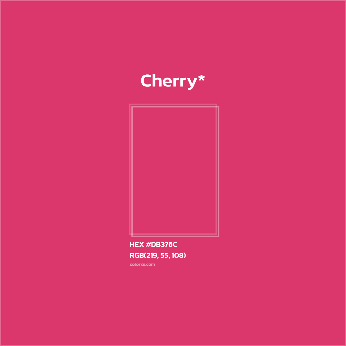 HEX #DB376C Color Name, Color Code, Palettes, Similar Paints, Images