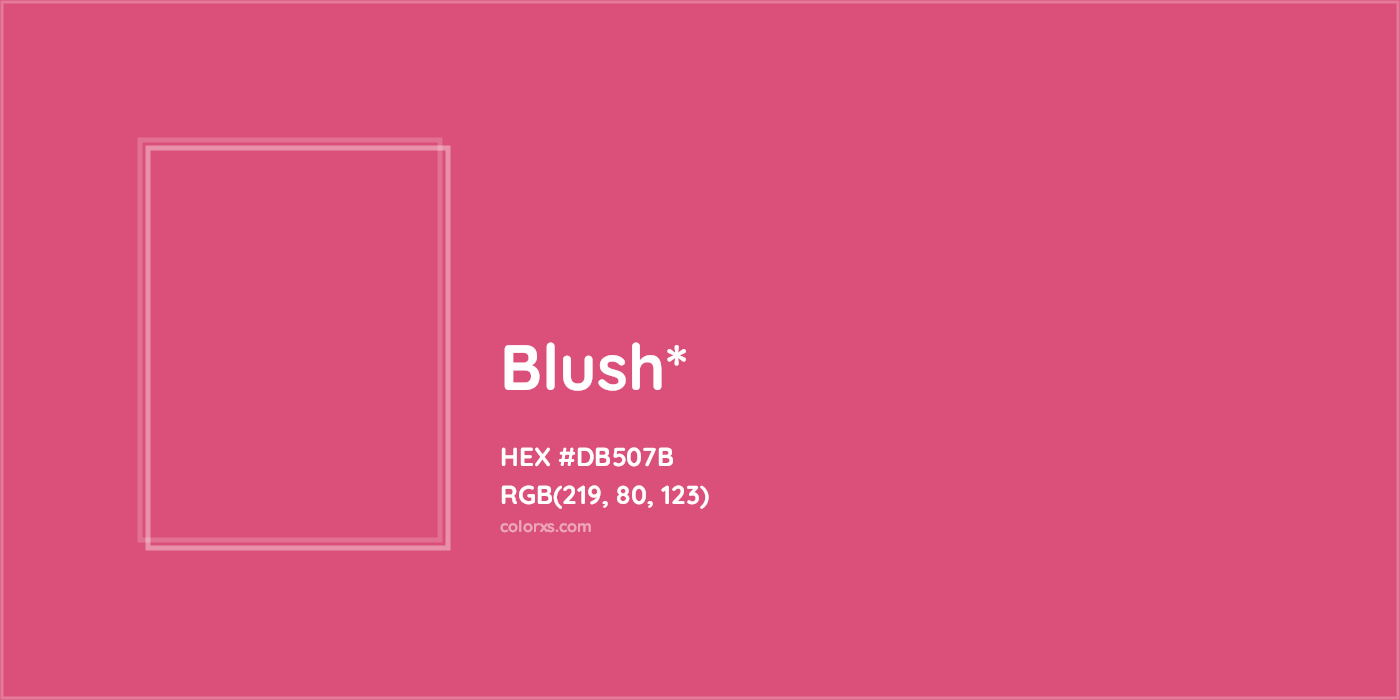 HEX #DB507B Color Name, Color Code, Palettes, Similar Paints, Images