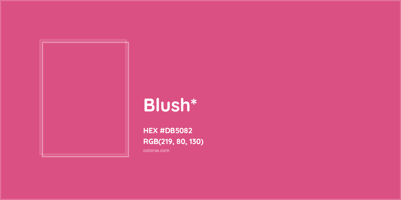 HEX #DB5082 Color Name, Color Code, Palettes, Similar Paints, Images