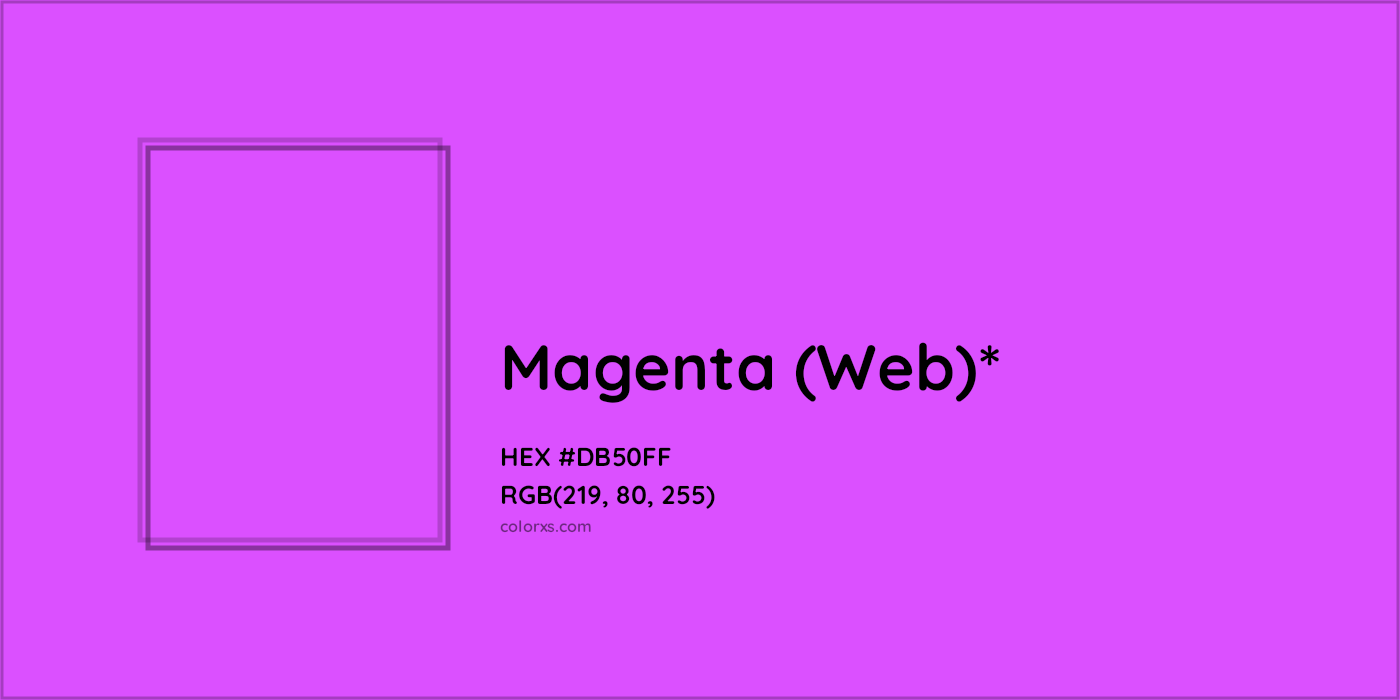 HEX #DB50FF Color Name, Color Code, Palettes, Similar Paints, Images