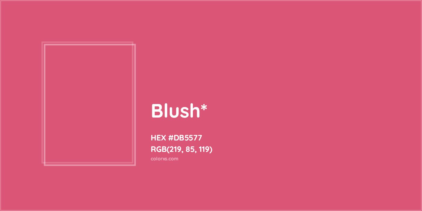 HEX #DB5577 Color Name, Color Code, Palettes, Similar Paints, Images