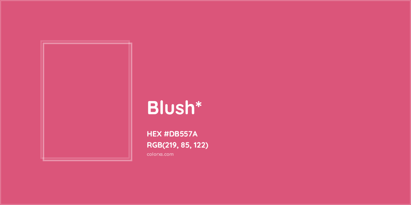 HEX #DB557A Color Name, Color Code, Palettes, Similar Paints, Images