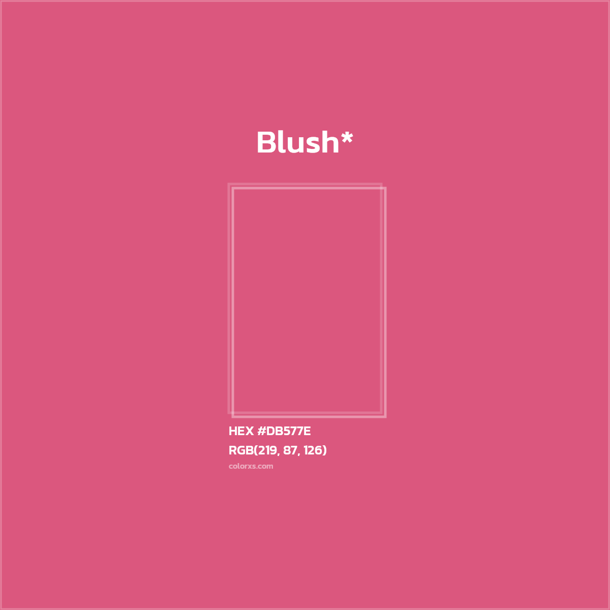 HEX #DB577E Color Name, Color Code, Palettes, Similar Paints, Images