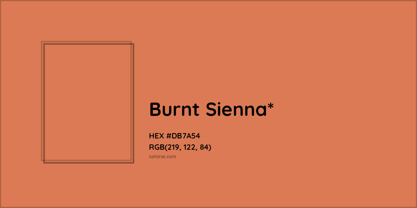 HEX #DB7A54 Color Name, Color Code, Palettes, Similar Paints, Images