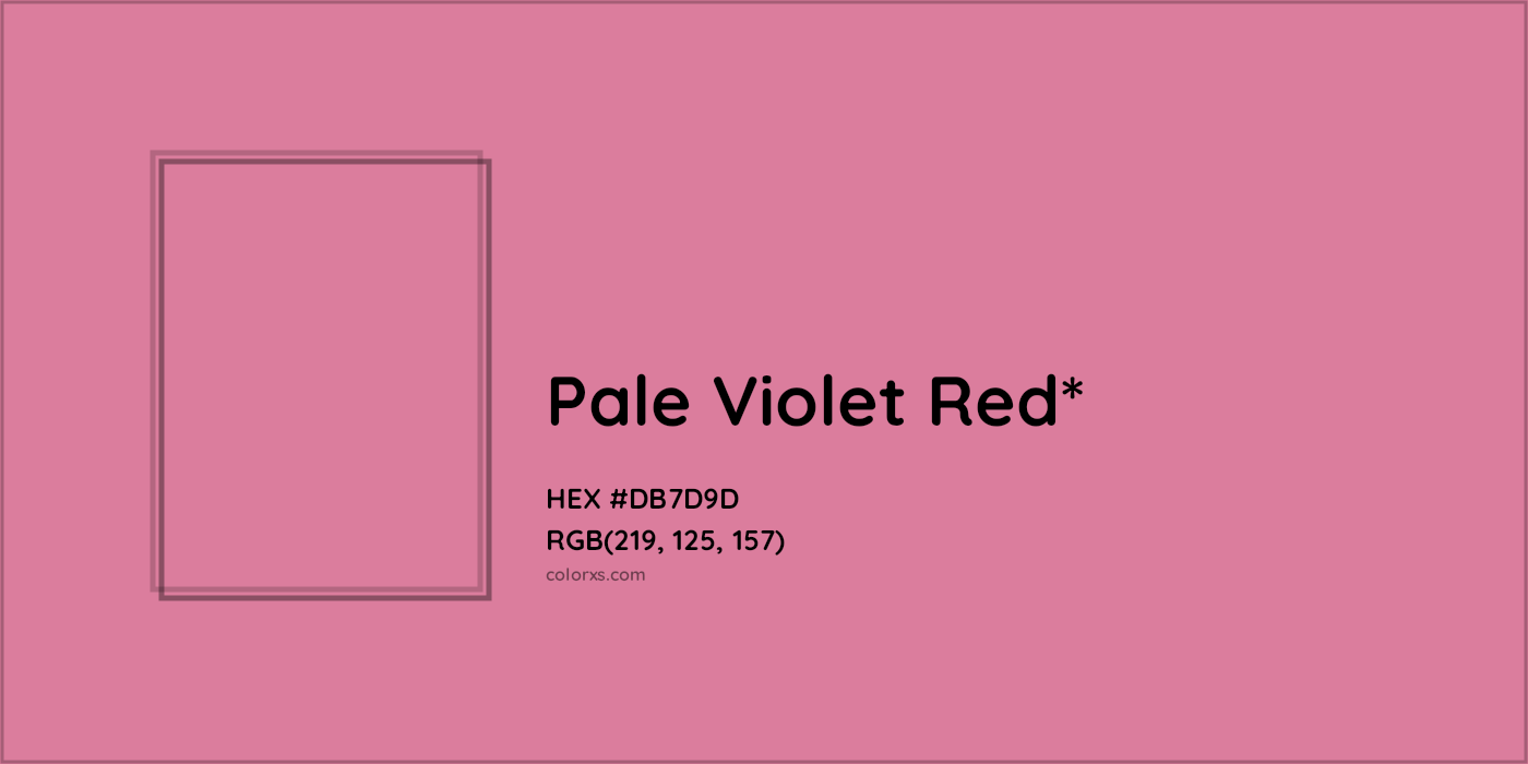 HEX #DB7D9D Color Name, Color Code, Palettes, Similar Paints, Images