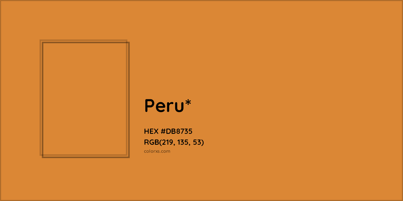HEX #DB8735 Color Name, Color Code, Palettes, Similar Paints, Images