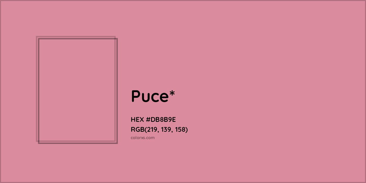 HEX #DB8B9E Color Name, Color Code, Palettes, Similar Paints, Images