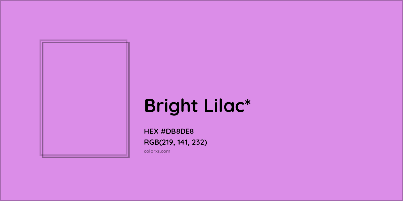 HEX #DB8DE8 Color Name, Color Code, Palettes, Similar Paints, Images