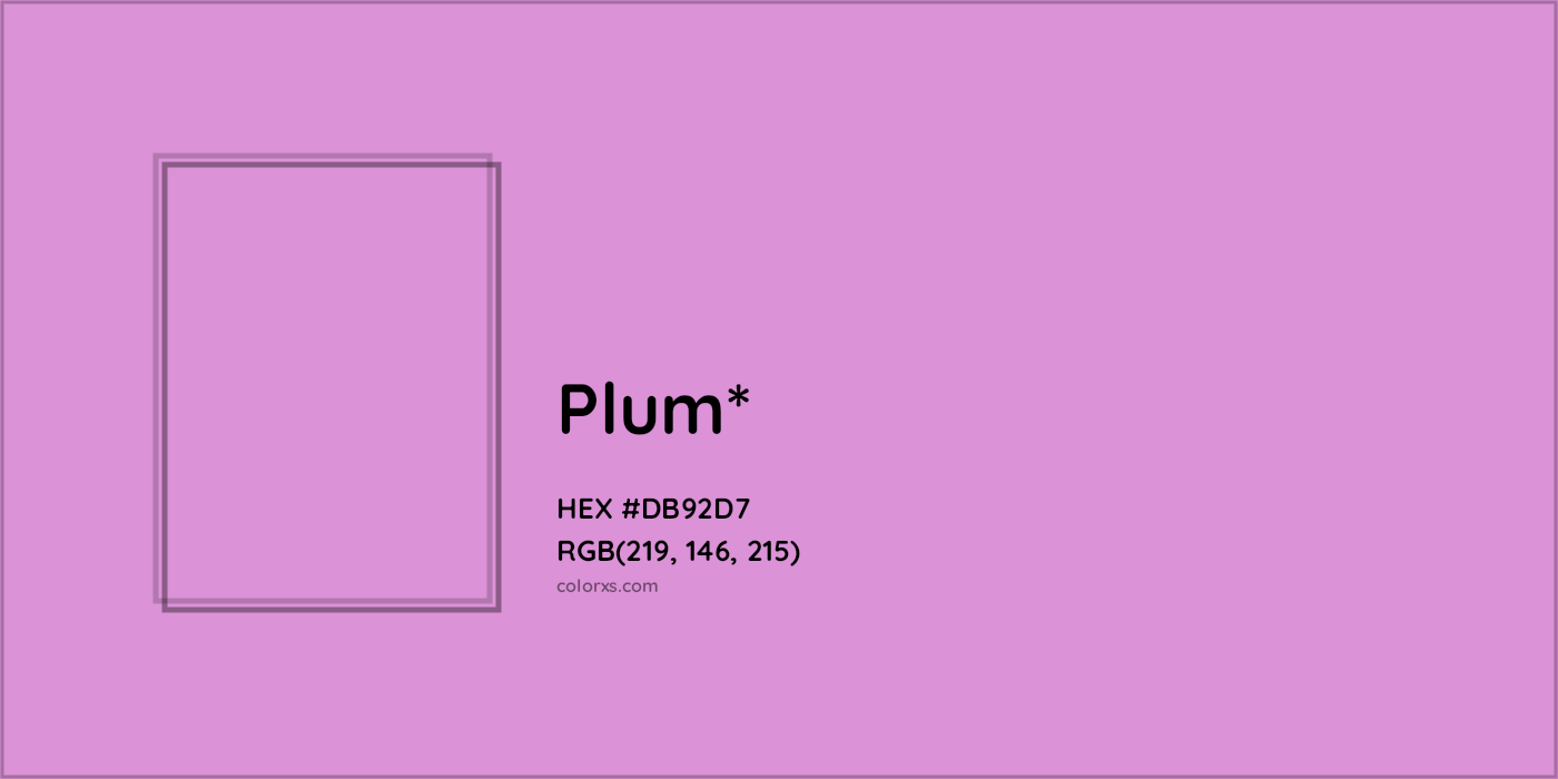 HEX #DB92D7 Color Name, Color Code, Palettes, Similar Paints, Images