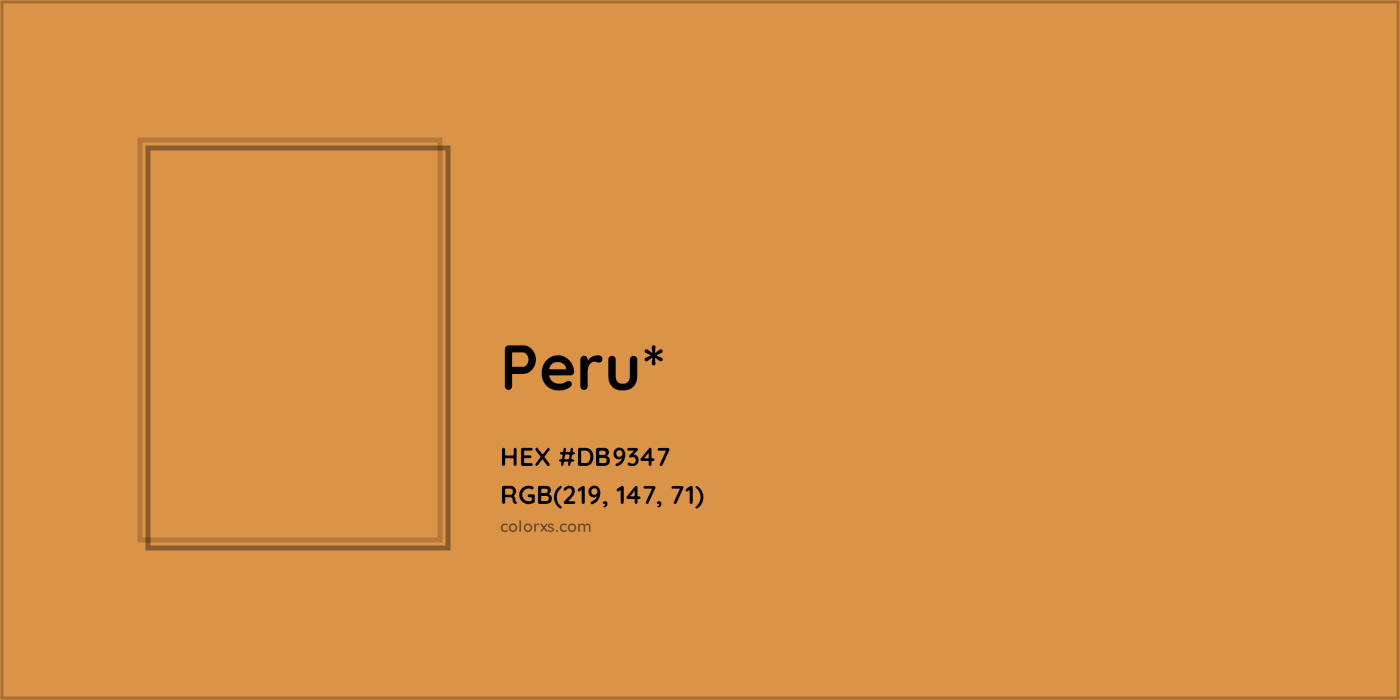HEX #DB9347 Color Name, Color Code, Palettes, Similar Paints, Images