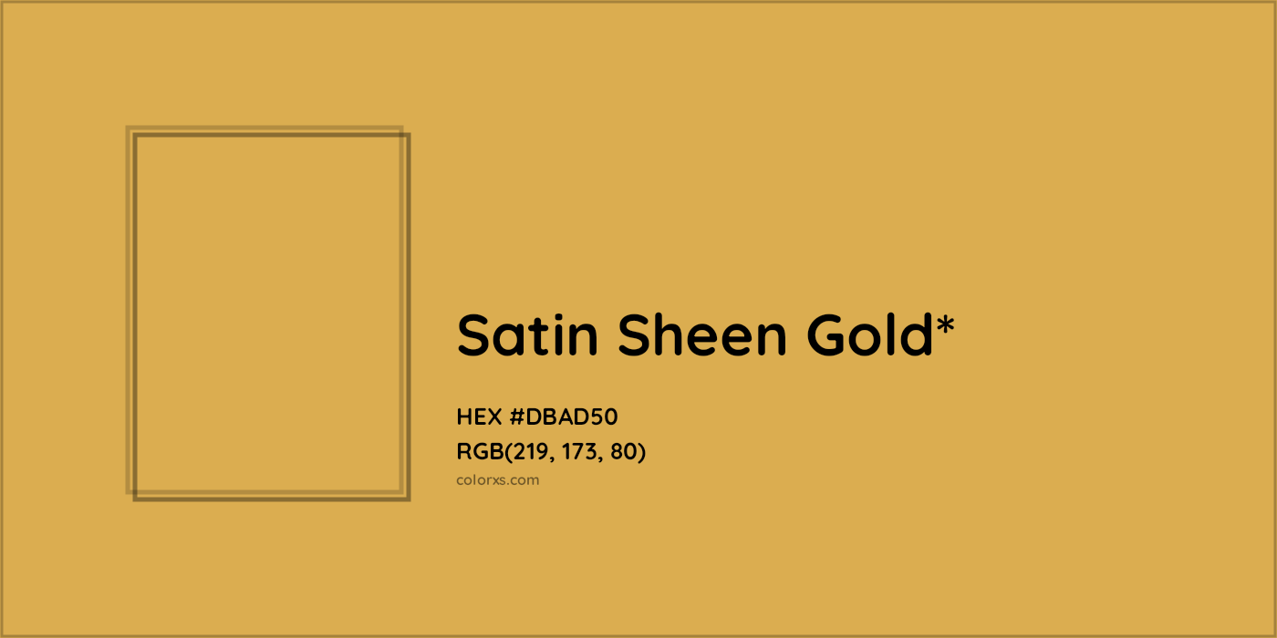 HEX #DBAD50 Color Name, Color Code, Palettes, Similar Paints, Images