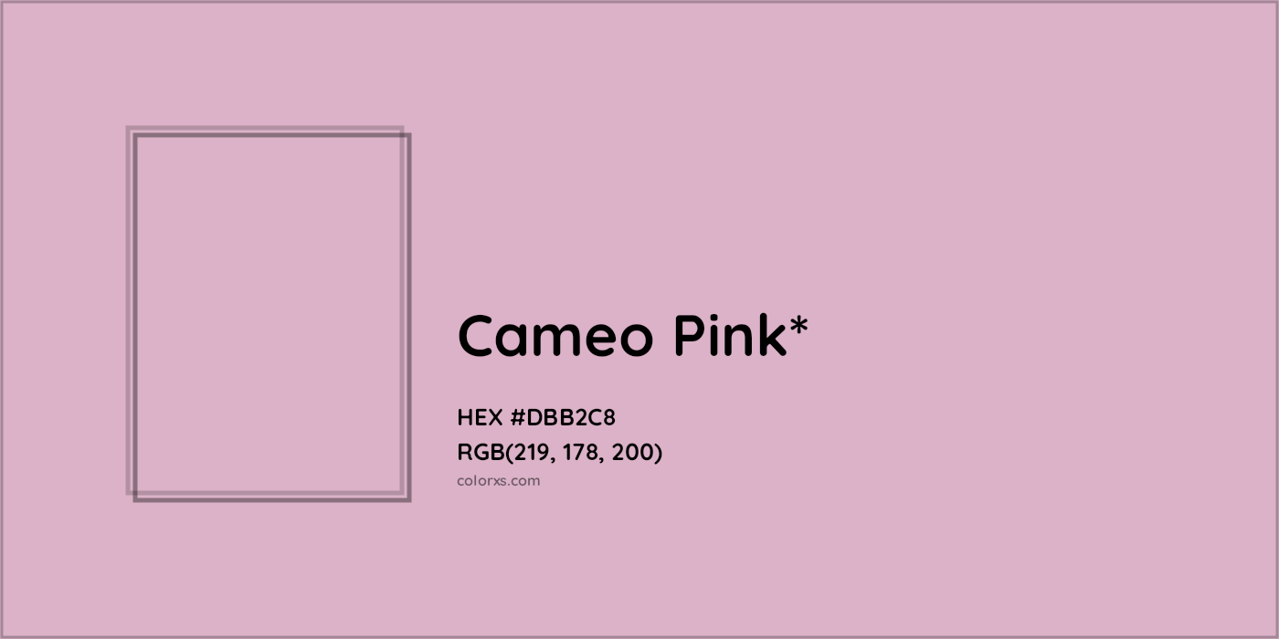 HEX #DBB2C8 Color Name, Color Code, Palettes, Similar Paints, Images