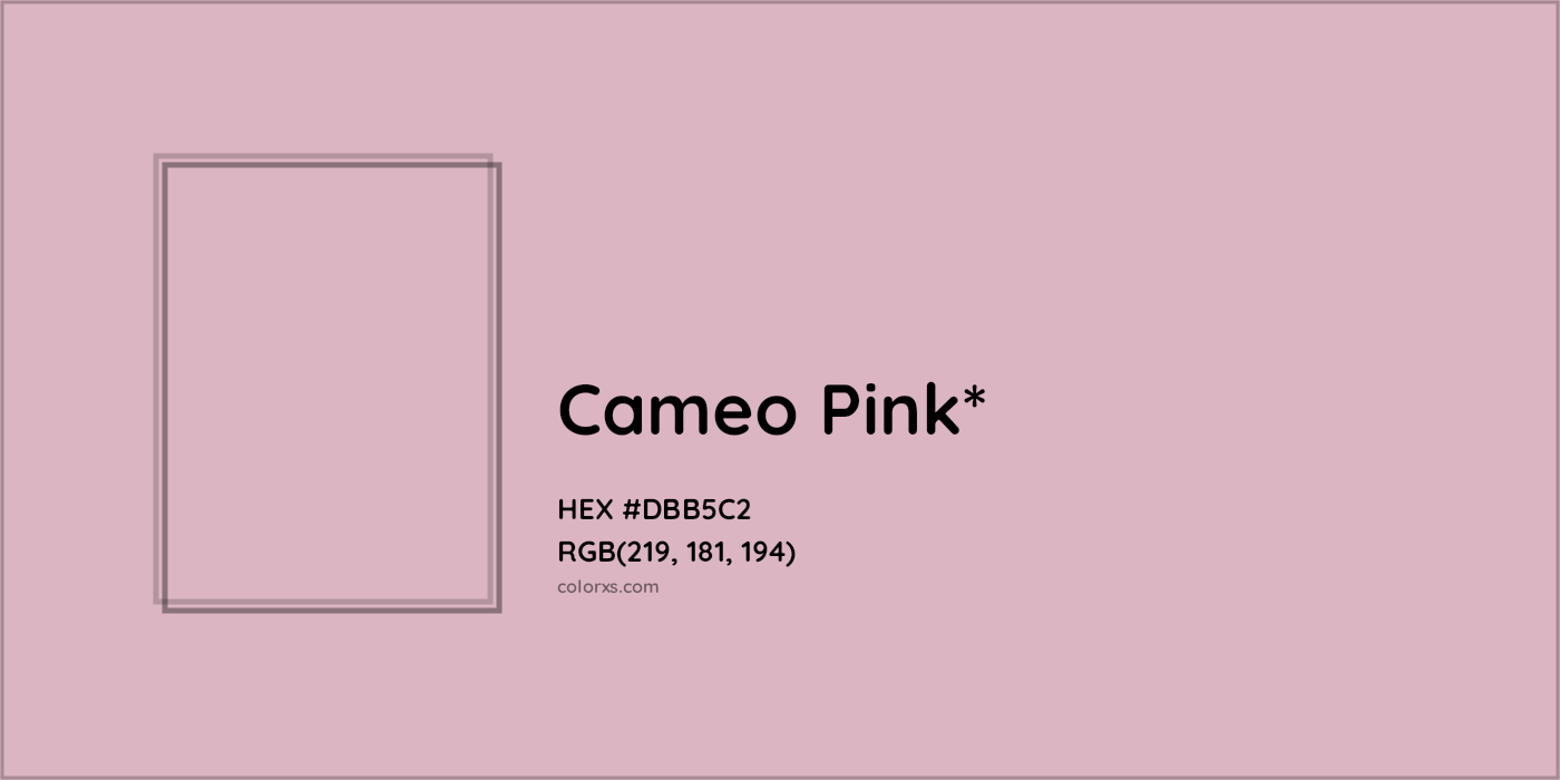 HEX #DBB5C2 Color Name, Color Code, Palettes, Similar Paints, Images