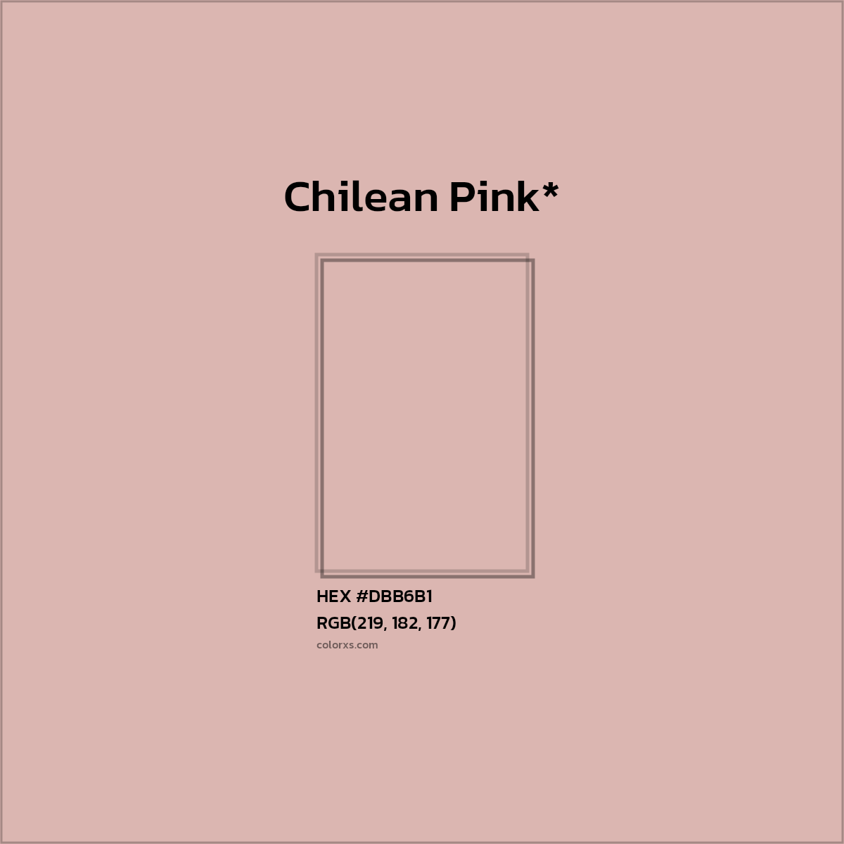 HEX #DBB6B1 Color Name, Color Code, Palettes, Similar Paints, Images