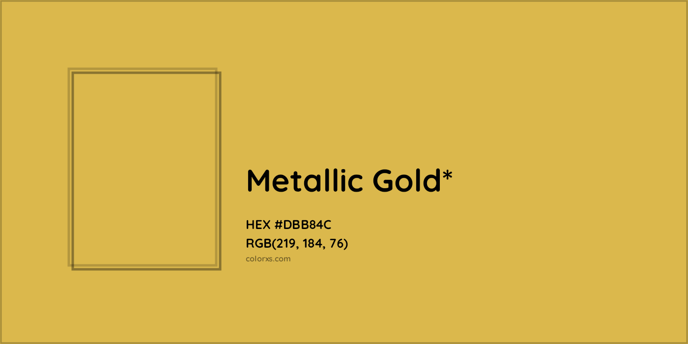 HEX #DBB84C Color Name, Color Code, Palettes, Similar Paints, Images