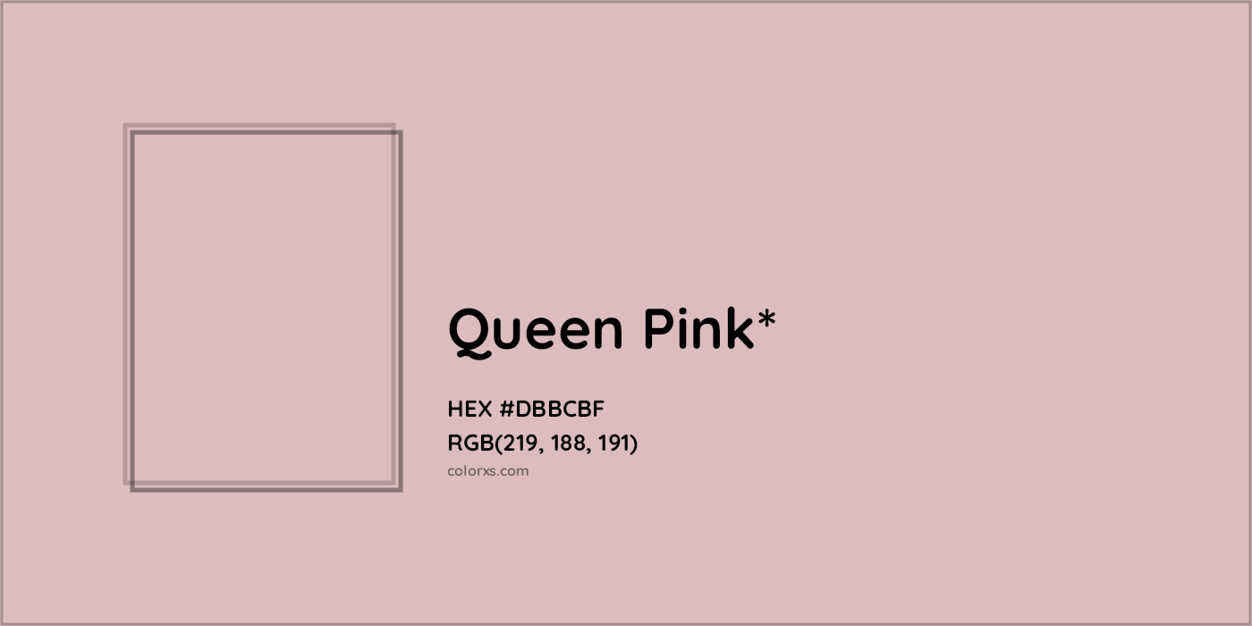 HEX #DBBCBF Color Name, Color Code, Palettes, Similar Paints, Images