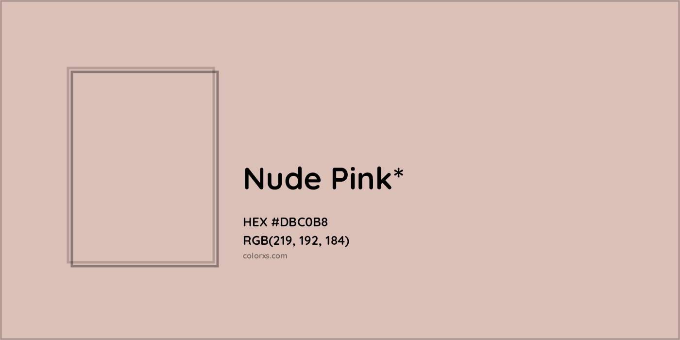 HEX #DBC0B8 Color Name, Color Code, Palettes, Similar Paints, Images