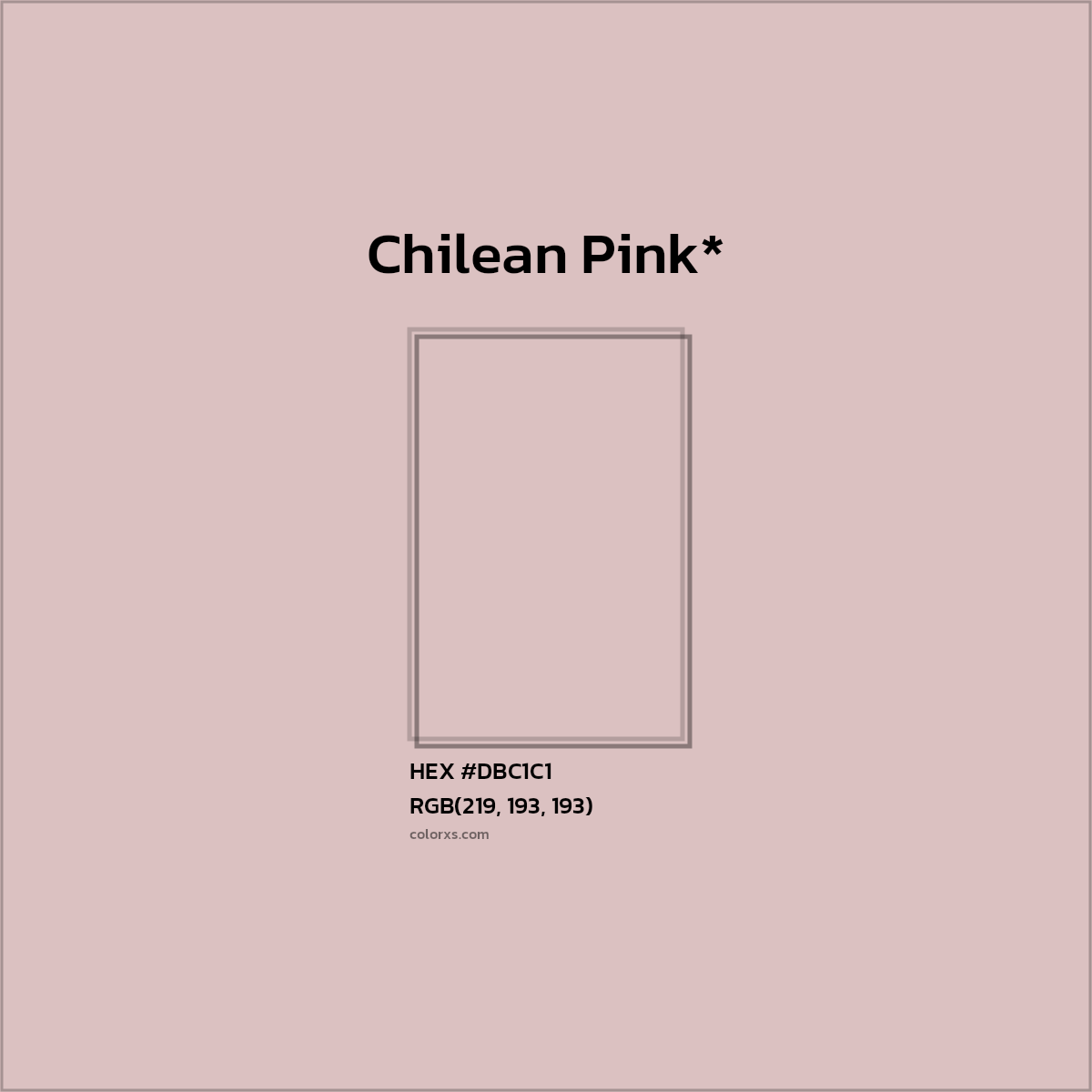 HEX #DBC1C1 Color Name, Color Code, Palettes, Similar Paints, Images