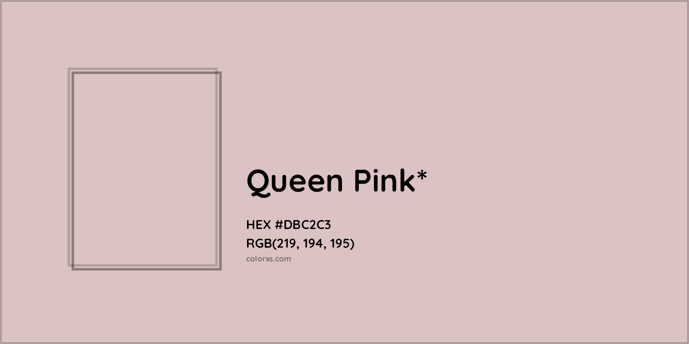 HEX #DBC2C3 Color Name, Color Code, Palettes, Similar Paints, Images