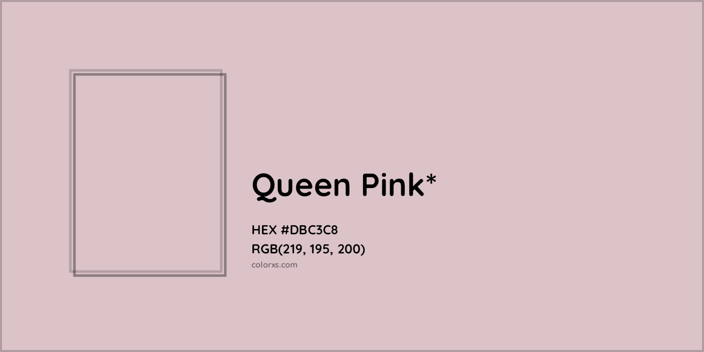 HEX #DBC3C8 Color Name, Color Code, Palettes, Similar Paints, Images