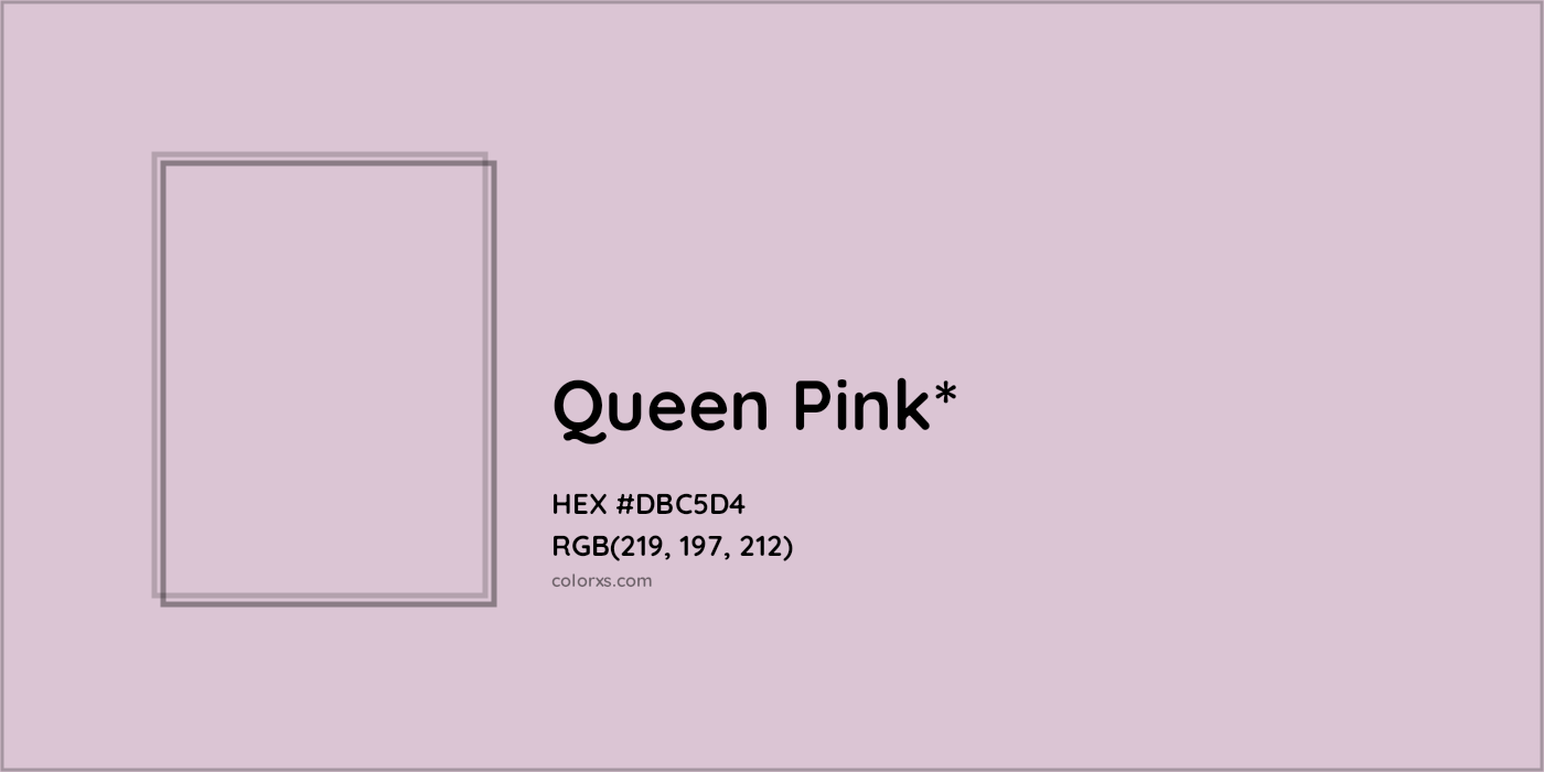 HEX #DBC5D4 Color Name, Color Code, Palettes, Similar Paints, Images