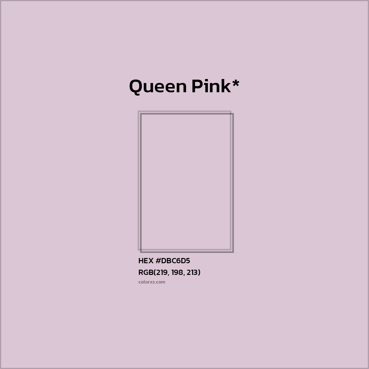 HEX #DBC6D5 Color Name, Color Code, Palettes, Similar Paints, Images