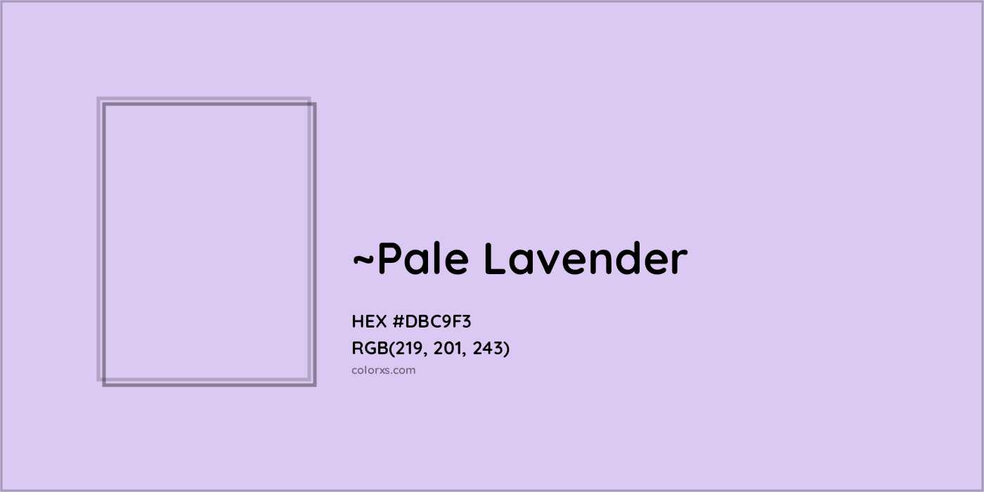 HEX #DBC9F3 Color Name, Color Code, Palettes, Similar Paints, Images