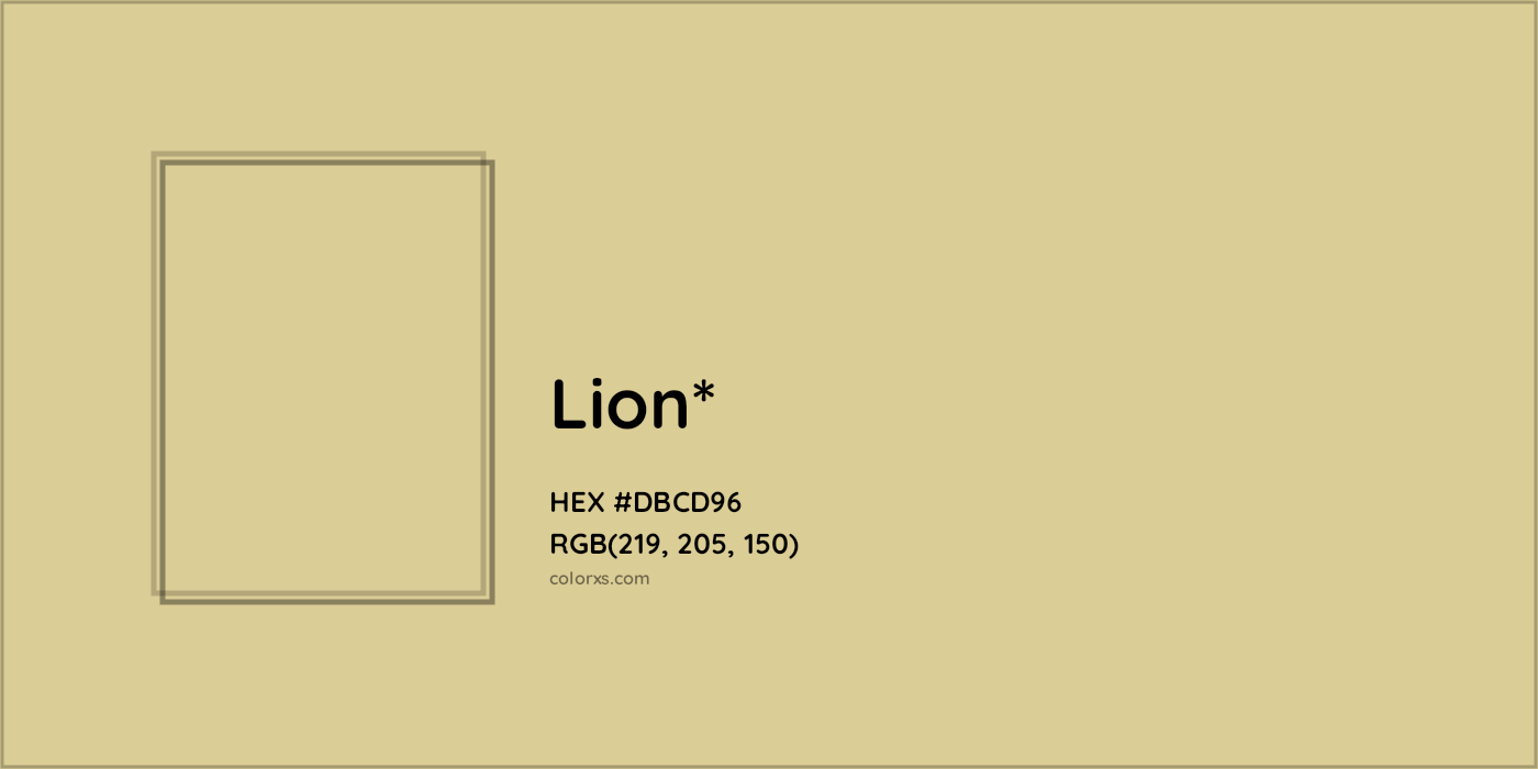 HEX #DBCD96 Color Name, Color Code, Palettes, Similar Paints, Images