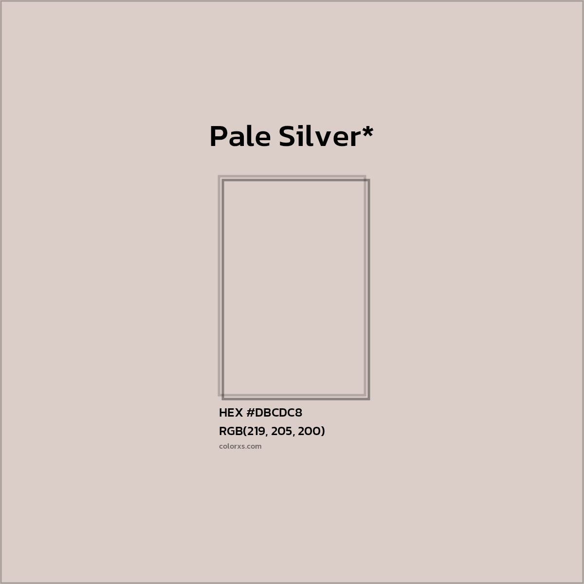 HEX #DBCDC8 Color Name, Color Code, Palettes, Similar Paints, Images