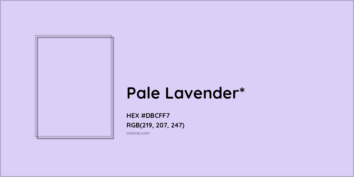 HEX #DBCFF7 Color Name, Color Code, Palettes, Similar Paints, Images