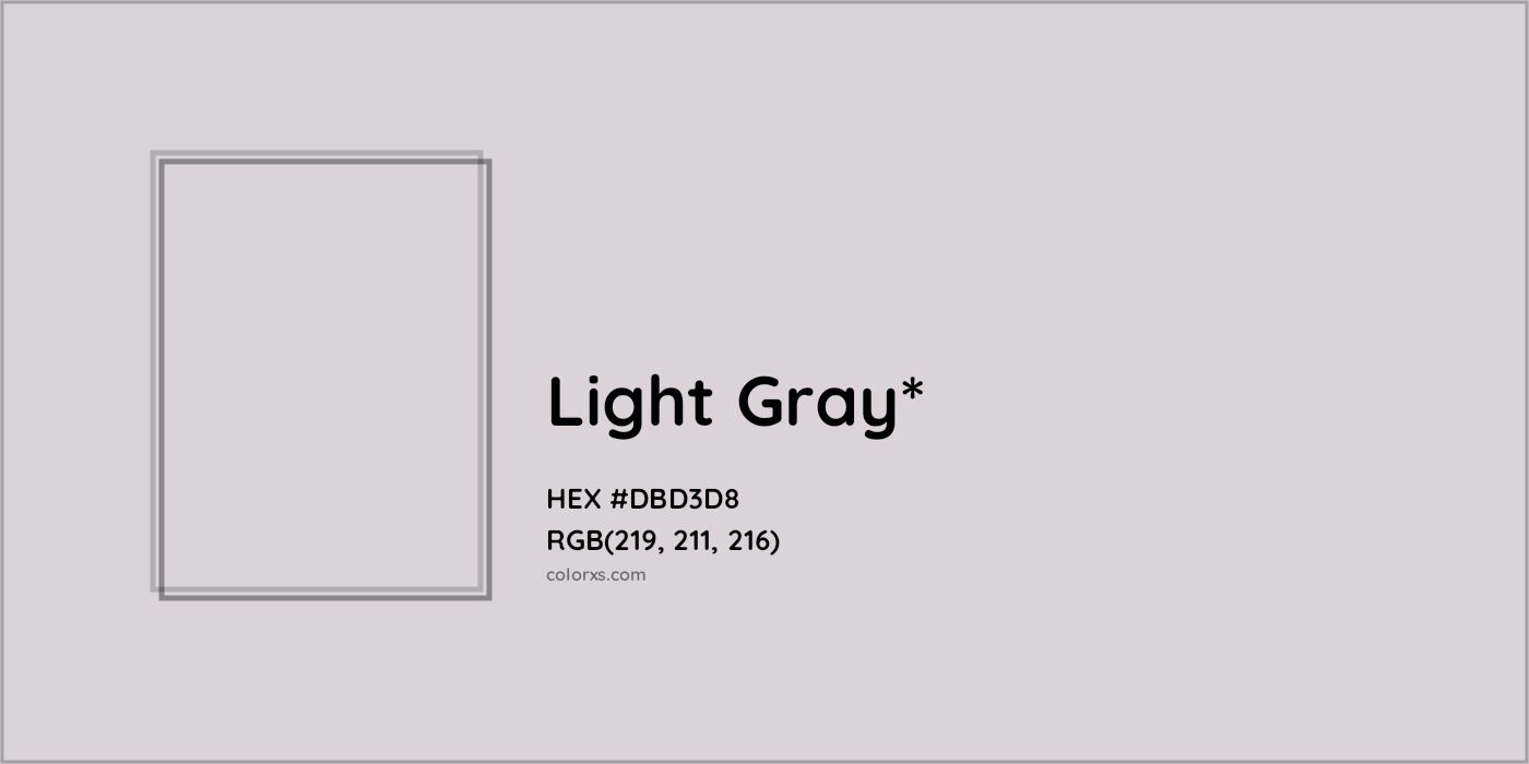 HEX #DBD3D8 Color Name, Color Code, Palettes, Similar Paints, Images