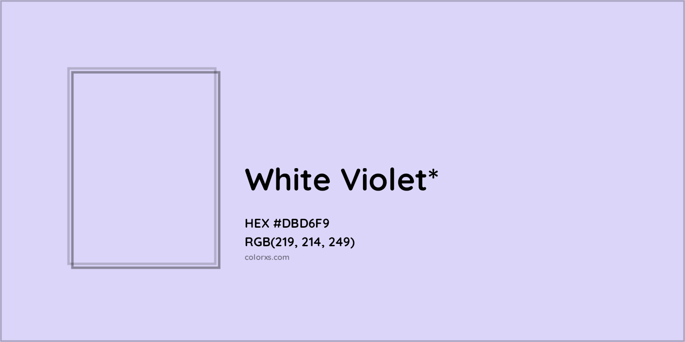 HEX #DBD6F9 Color Name, Color Code, Palettes, Similar Paints, Images