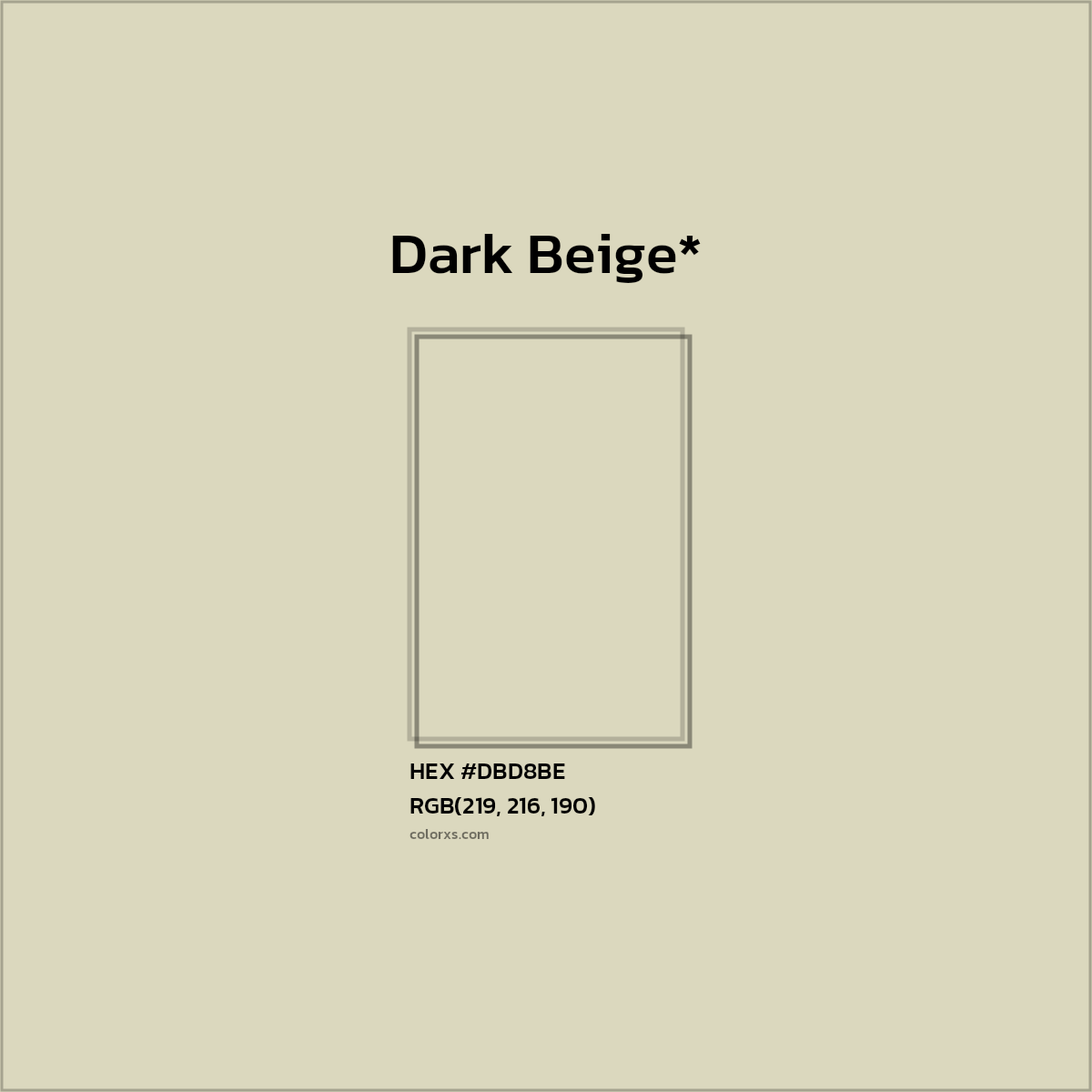 HEX #DBD8BE Color Name, Color Code, Palettes, Similar Paints, Images